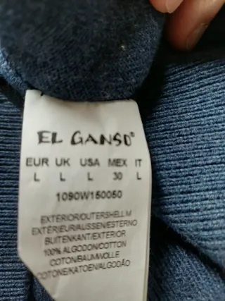 Jersey El Ganso Azul Talla L