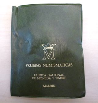 Estuche Pruebas Numismáticas FNMT 1977 Peseta