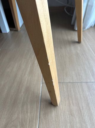 Sillón de piel beige y gris