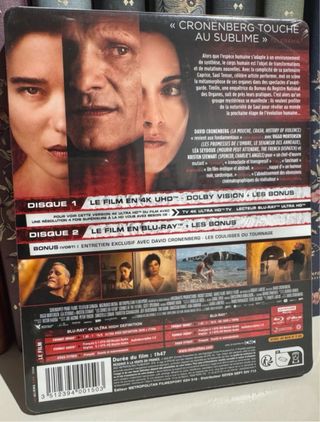 Les Crimes du Futur )Steelbook 4K UHD + Blu-ray)