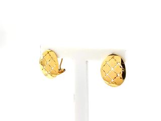 pendientes oro 18k con circonita