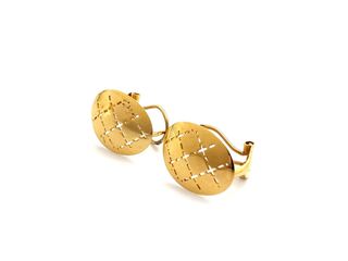 pendientes oro 18k con circonita