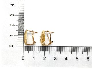pendientes oro 18k con circonita