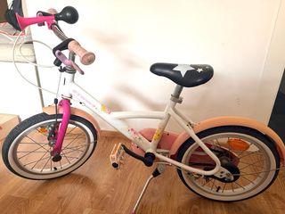 Bicicleta infantil Btwin 16 rosa