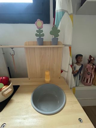 Cocinita de madera para niños
