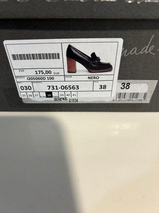 Mocasines Nero Giardini T38 Negros