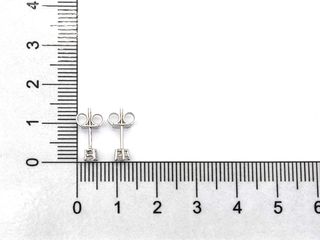 pendientes oro 18k con piedra con circonita