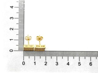 pendientes oro 18k con circonita