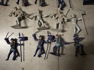 Lotto 25 soldatini Guerra Civile Americana anni '7