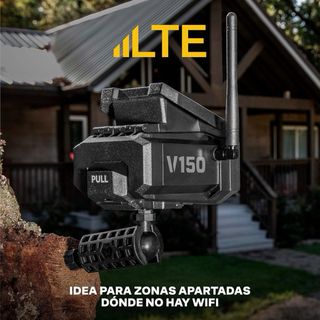 Cámara exterior 4G LTE con panel solar Vosker V150