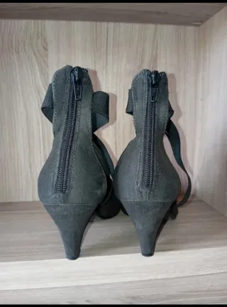 Décolleté nere Conte tacco 5 cm vera pelle 36