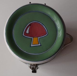 Tarro cerámica con cierre hermético Setas 13×18 #2