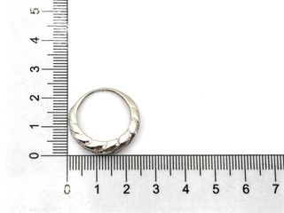 sortija plata 925mm con piedra con circonita