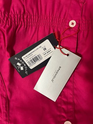 Camisa niña Spagnolo fucsia. Talla 8