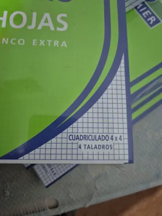 Lote 10 paq Recambios Hojas A4 90gr Premier