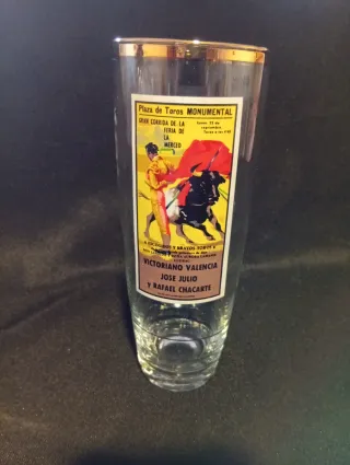 Set 6 Vasos Vintage Corrida de Toros España