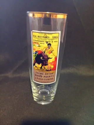 Set 6 Vasos Vintage Corrida de Toros España