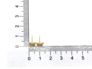 pendientes oro 18k con piedra con circonita