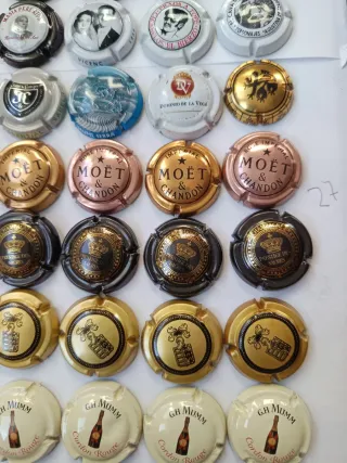 96 Chapas de Cava Colección