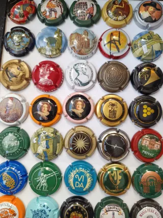 96 Chapas de Cava Colección