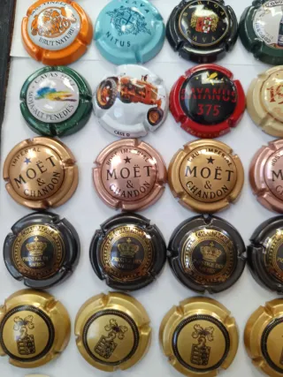96 Chapas de Cava Colección