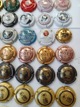 96 Chapas de Cava Colección