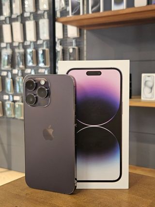 IPHONE 14 PRO MAX 128GB MORADO BATE 100% 13 CICLOS