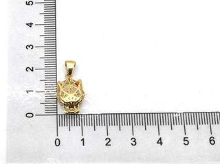 crucifijo oro 18k con circonita