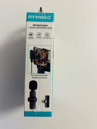 Microfono Lavalier Wireless per iPhone