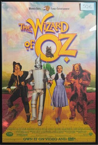 Póster El Mago de Oz enmarcado