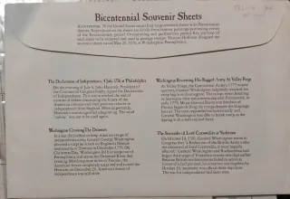 Francobolli USA 1976 Dichiarazione Indipendenza
