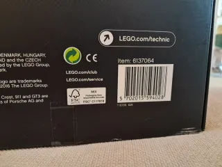 Lego Technic 42056 Porsche 911 GT3 RS completa