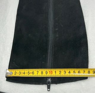 Botas altas piel negra tacón T37