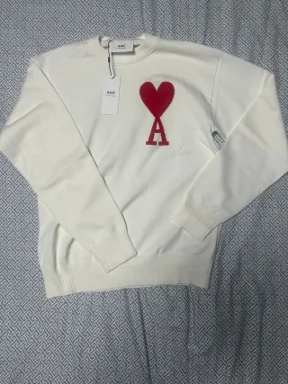 Jersey Ami Paris Corazón Rojo