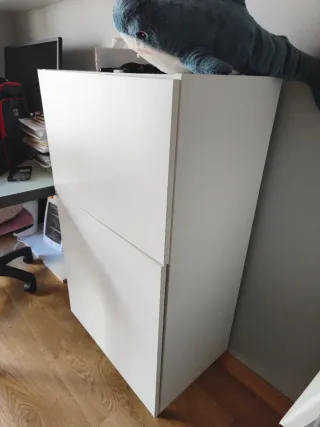 MUEBLE DE ALMACENAMIENTO BLANCO