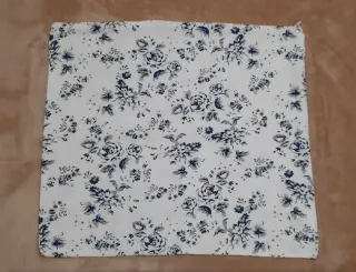 Conjunto 2 Fundas Cojín Azul y Blanco