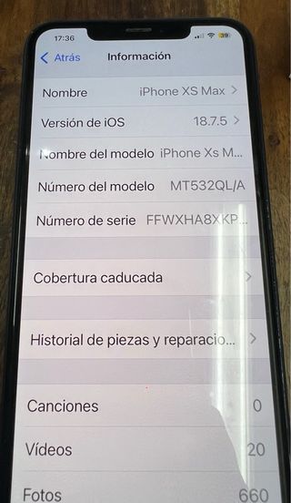 iPhone XS Max 256 GB Negro