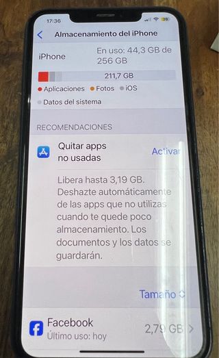 iPhone XS Max 256 GB Negro