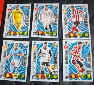 Cromos Adrenalyn 17/18 -314 cromos diferentes.