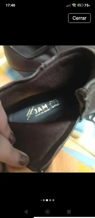 Botines JaM Piel Marrón Talla 38