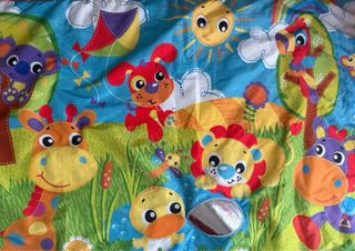 Tappeto giochi bambini con animali