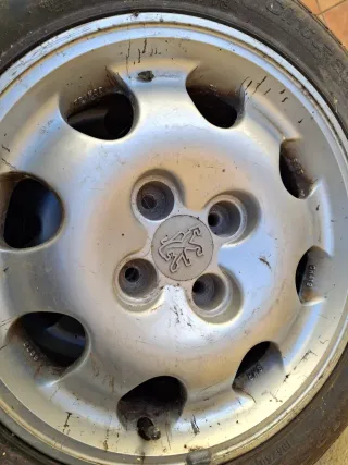 5 Llantas Aluminio  Peugeot 15 195/60