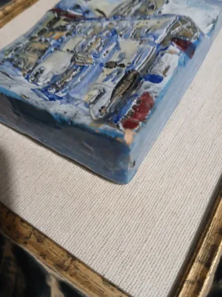 Quadro ceramica tridimensionale