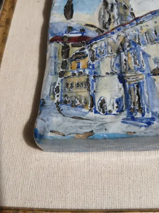 Quadro ceramica tridimensionale