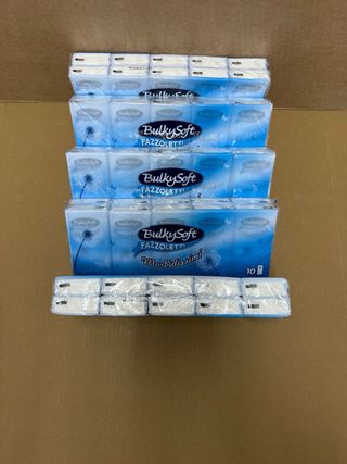 BulkySoft Fazzoletti - Confezione da 10