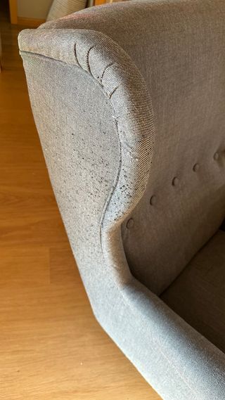 STRANDMON Sillón orejero IKEA gris