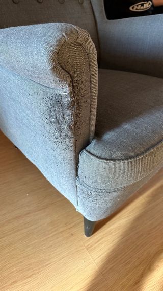 STRANDMON Sillón orejero IKEA gris