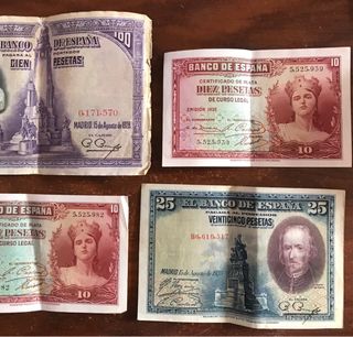 Lote Billetes Españoles + Regalo