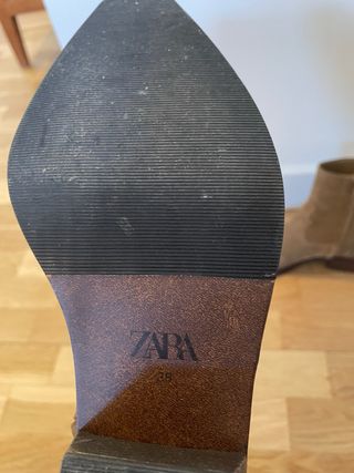 Botines Zara Beige/Marrón
