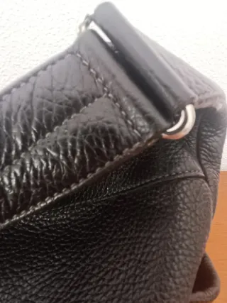 Bolso de piel Furla marrón oscuro